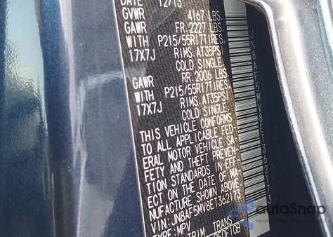 2014 Nissan Juke S from USA, damaged, VIN JN8AF5MV8ET362173